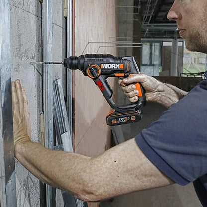 WORX H3 Battery Powered Compact Rotary Hammer Drill SDS 1.2J – image 6