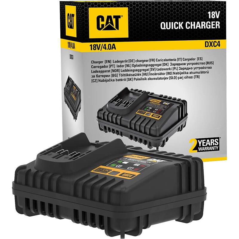 CAT Fast Charger 18V 4.0Ah and 2.0Ah
