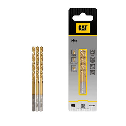CAT HSS Drill bit 4 x 70mmPack3