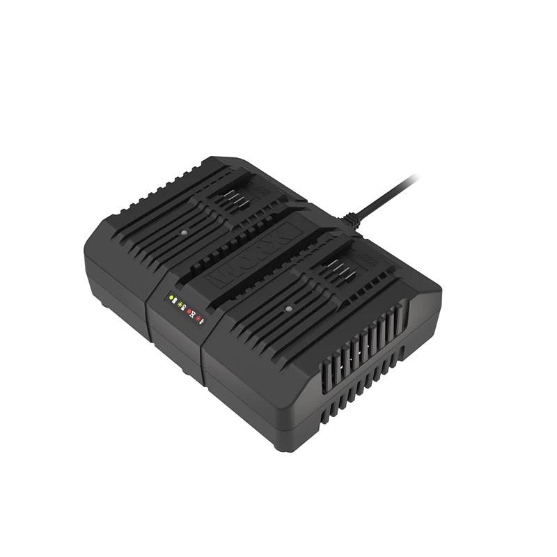 WORX Dual Port Fast Battery Charger for Lithium-Ion Accumulators 100-240V 20V output | 4.0A total 2.0A each Port | 50/60Hz | 100W | Class II IPX0 – image 10