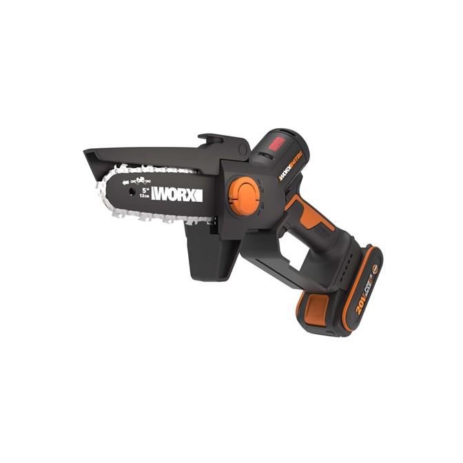 WORX NITRO BL One Hand Chain Saw 12Ccm Chain (self oiling) 20V TOOL ONLY – image 6