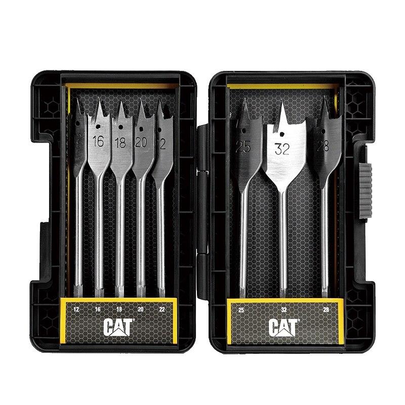 CAT Flat Bit Wood 152mm Set 8pcs