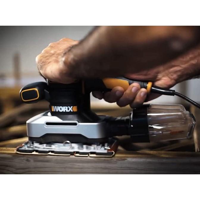 WORX Finishing Sander 220V 270W Incl. 9Pc San – image 8