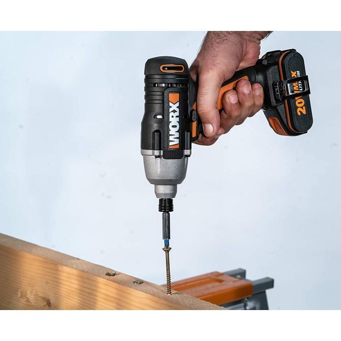 WORX Impact Driver 20V 1/4" 140Nm Variable 1 x 2.0ah battery and charger – image 9