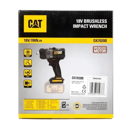 CAT 1/2 Impact Wrench BL 700Nm 18V TOOL ONLY