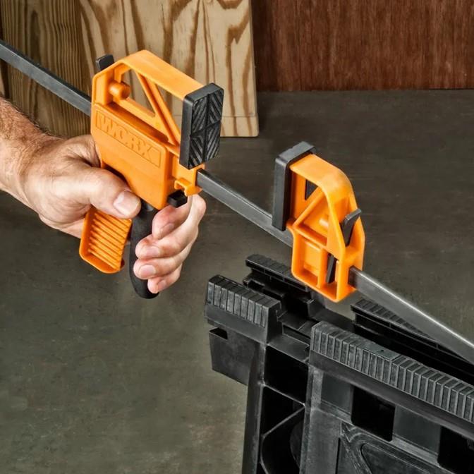 WORX Clamping Sawhorses with Bar Clamps | Twin Set – image 6