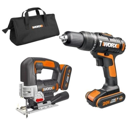 WORX Impact Drill & Jigsaw 20V KIT – image 1