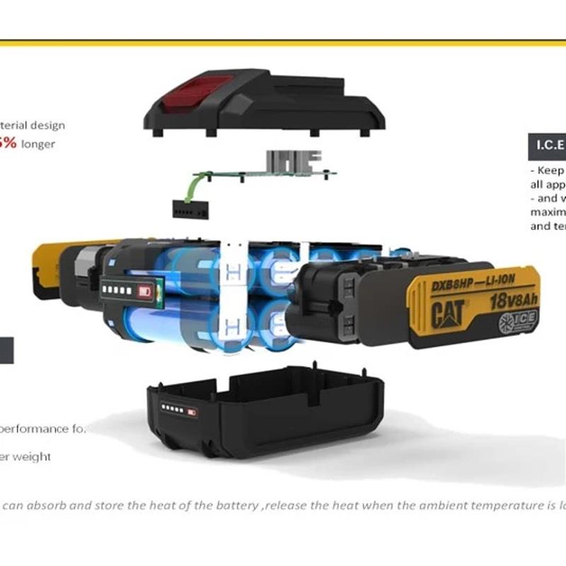 CAT Battery PackLithium 8Ah 18v HiPerformance ICE Battery – image 2