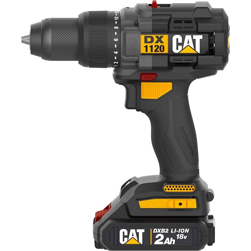 CAT Impact Drill BL 65Nm 18V KIT 2X2.0Ah Charger