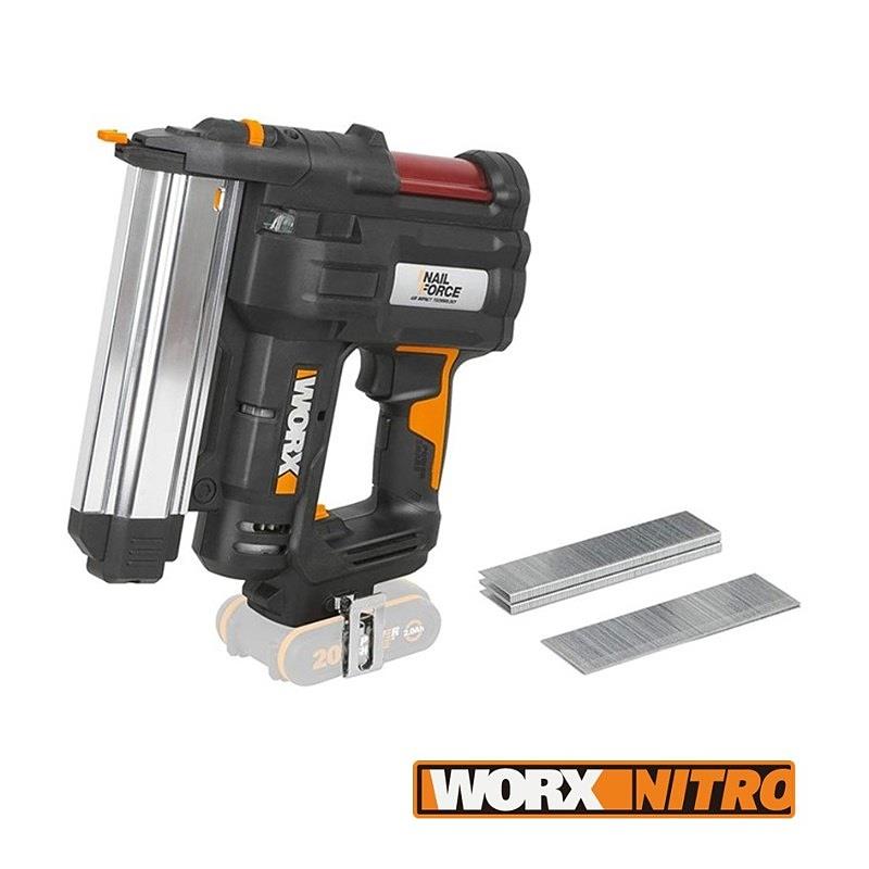 WORX NITRO BL NAIL FORCE Cordless 18 Gauge Nail & Staple Gun 20V TOOL ONLY – image 3