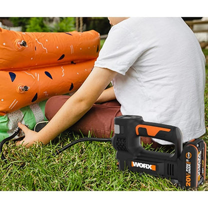 WORX Portable Luminaire with LED Air Pump 2-in1 Inflator 20V | IP20 Class III | LED max 0.15W | TOOL ONLY – image 4