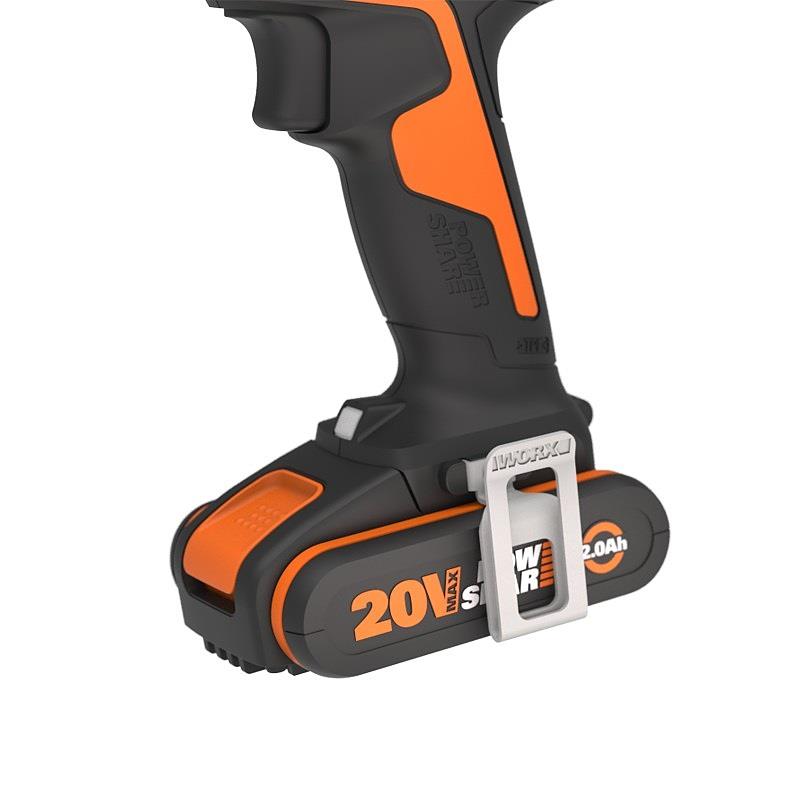 WORX Impact Driver 20V 1/4" 140Nm Variable 1 x 2.0ah battery and charger – image 4