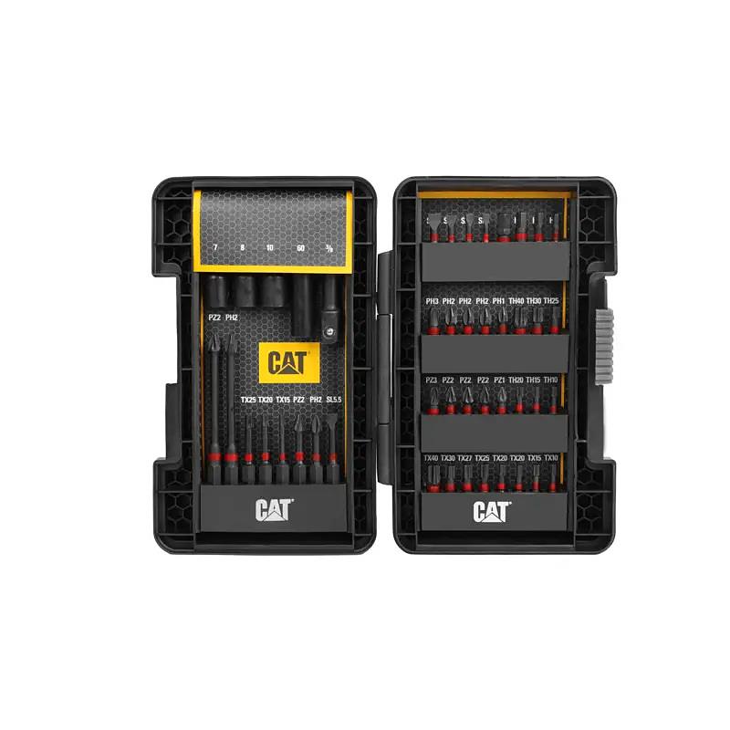 CAT 45pcsc SCREWDRIVER BIT Set MEDIUM CASE