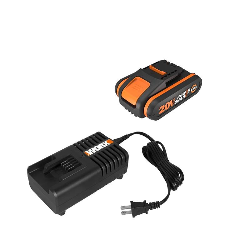 WORX Powershare 2.0Ah Battery and 2.0A Charger Kit 20V – image 3