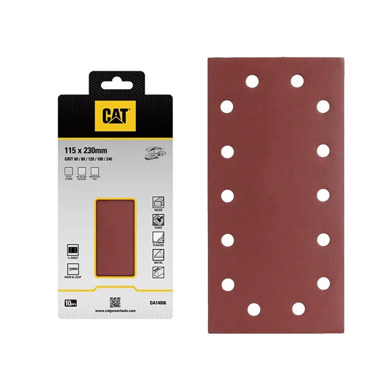 CAT 1/2 Sheet Sandpaper 10pcs 115x230mm