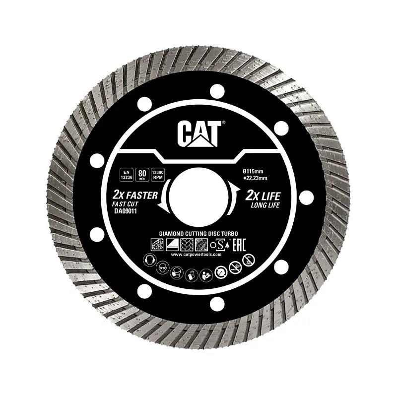 CAT Diamond Disc Turbo115Mm22.23 Bore 10Mm Height Thick 2.2Mm