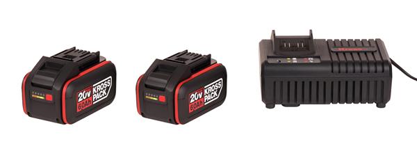 KRESS 2 x 6.0ah Battery & Fast Charger Combo image 2