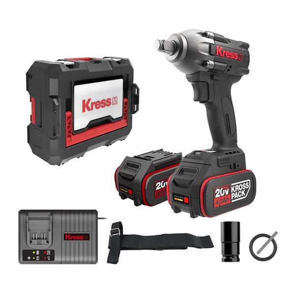 KRESS 1/2 Impact Wrench 20V BL 300Nm Kit image 6