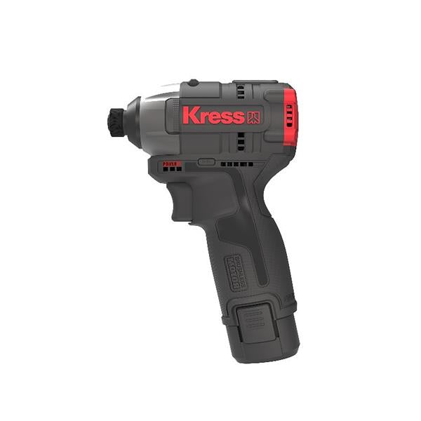 KRESS 1/4 Impact Driver 12V BL 140NM Kit image 5