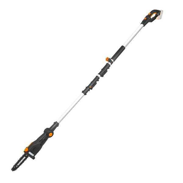 WORX Powershare Cordless Pole Saw with Auto Tension 2.3m (up to 4m reach) Length 200mm TOOL ONLY - main image