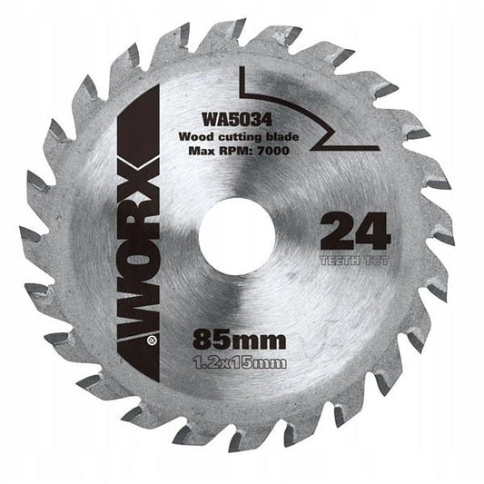 WORX 85mm 24T TCT Blade - main image