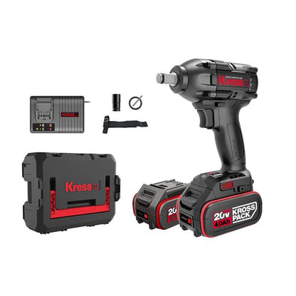 KRESS 1/2 Impact Wrench 20V BL 300Nm Kit image 3