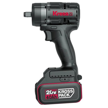 KRESS 12 Impact Wrench 12.7mm 20V Brushless Motor 2 x 4Ah batteries 1 x charger image 8