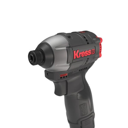 KRESS 1/4 Impact Driver 12V BL 140NM Kit image 3