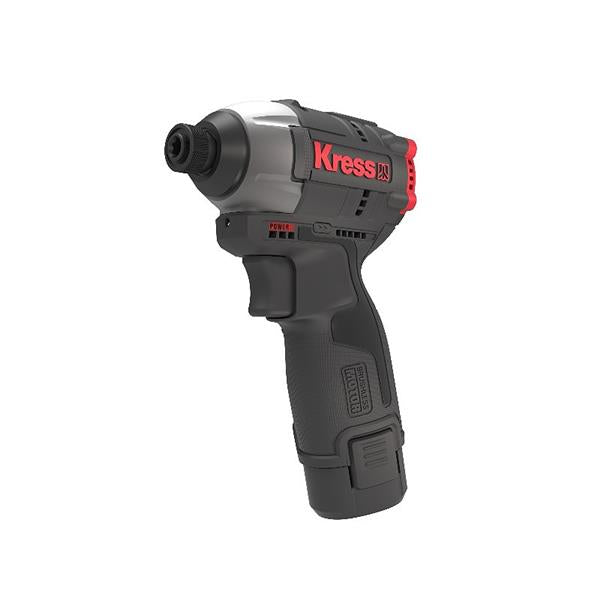 KRESS 1/4 Impact Driver 12V BL 140NM Kit image 4