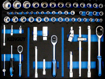 KenGuy Black Tool Trolley — Complete 155-Piece Toolkit