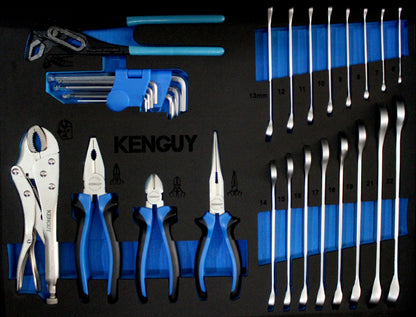 KenGuy Black Tool Trolley — Complete 155-Piece Toolkit