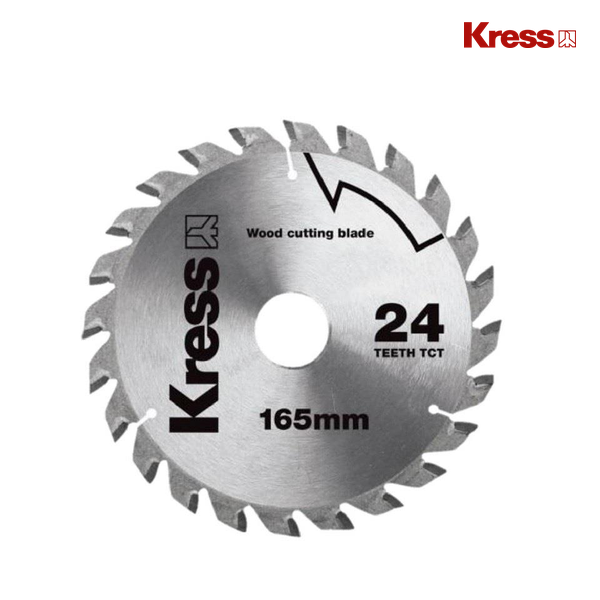 KRESS Circular Saw TCT Blade 165mm 24T 8500rpm