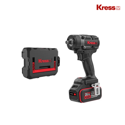 KRESS 12 Impact Wrench 12.7mm 20V Brushless Motor 2 x 4Ah batteries 1 x charger
