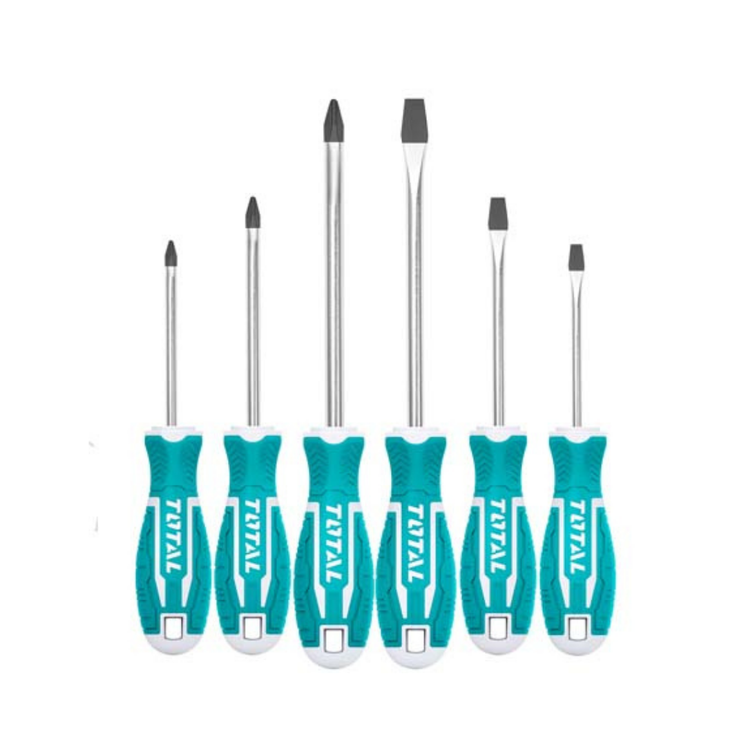 TOTAL 6-Piece Screwdriver Set