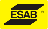 ESAB logo on a yellow background