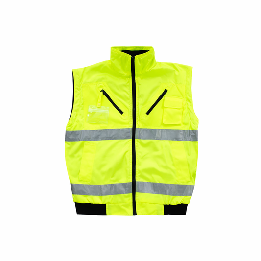 WINTER BUNNY JACKET ZIP-OFF SLEEVE - LIME