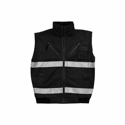 WINTER BUNNY JACKET ZIP-OFF SLEEVE - BLACK