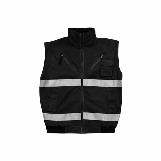 WINTER BUNNY JACKET ZIP-OFF SLEEVE - BLACK