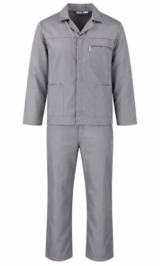 Poly Cotton Conti Suit grey