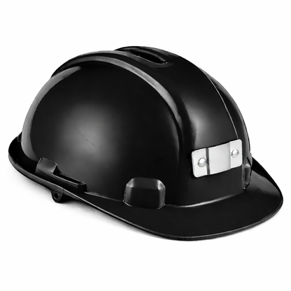 Hard Hat with Clamp Light Bracket – Industrial Safety Helmet with Mounting System