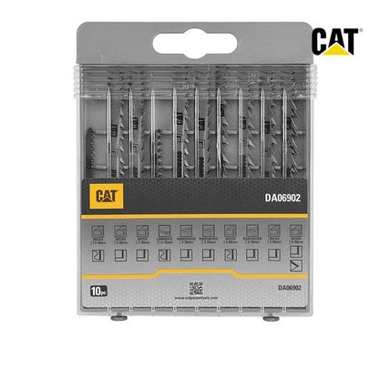 CAT 10pcs WOOD JIGSAW BLADE SET