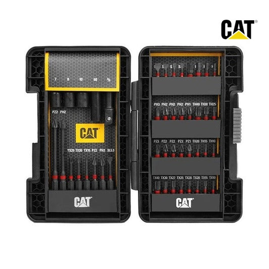 CAT 45pcsc SCREWDRIVER BIT Set MEDIUM CASE