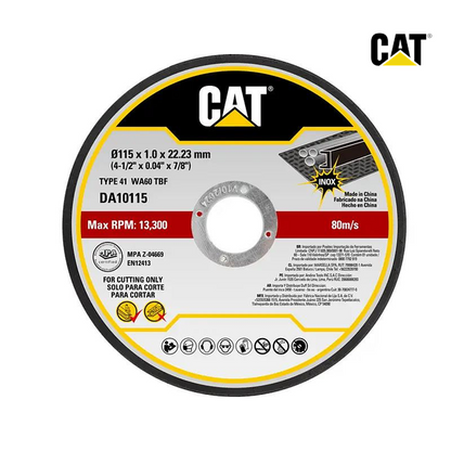 CAT Cutting Disc 115mm x 1mm x 22.2mm 10pcs