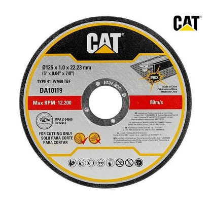 CAT Cutting Disc 125mm x 1mm x 22.2mm 10pcs