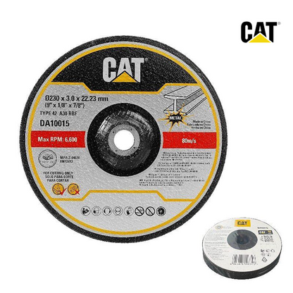 CAT Depressed Metal Cut Wheel 230mm X 3mm 10pcs