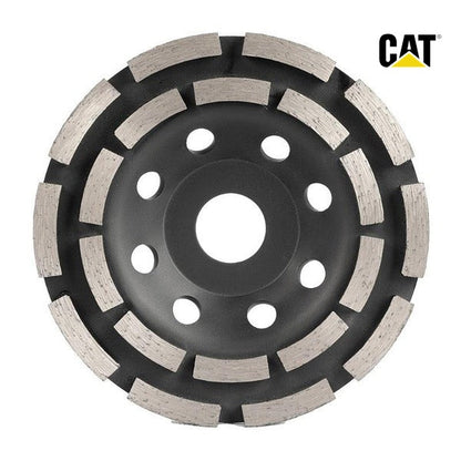 CAT Diamond Concrete Grinding Disc Double Row 125mm x 22mm