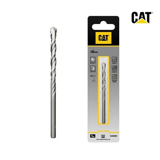 CAT Hard Surface Masonry Drill 6x60x100mm Pack1