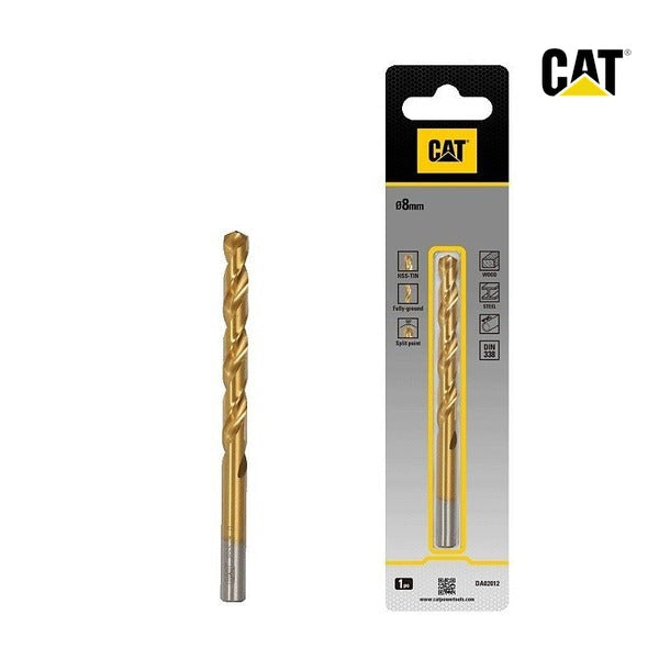 CAT HSS Drill bit 8 x 117mmPack1