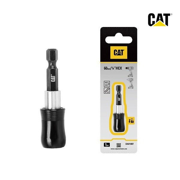 CAT Impact quickrelease magnetic Bit Holder 60mm Pack1