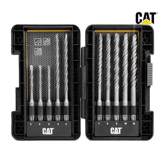 CAT SDS Hard Rock Drill Set 10pc